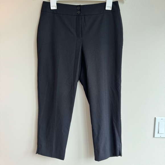 Talbots Petites Heritage Black Capris Slacks Pants Size 4P - Picture 2 of 12